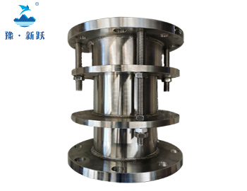 不銹鋼雙法蘭限位伸縮器